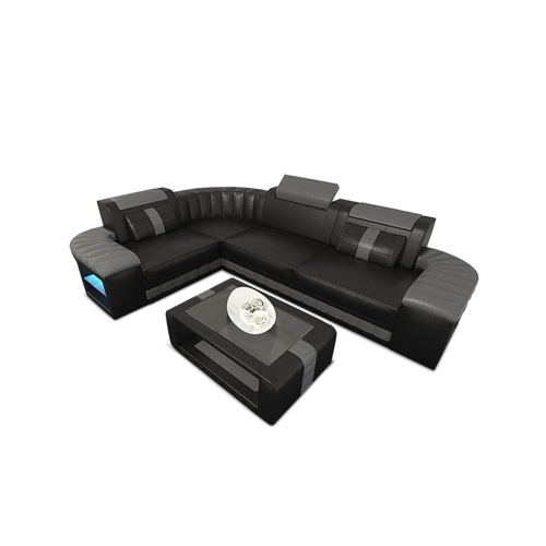 Bild von Sofa Dreams Ecksofa Ledercouch Bergamo – Komfort und Stil in Einem