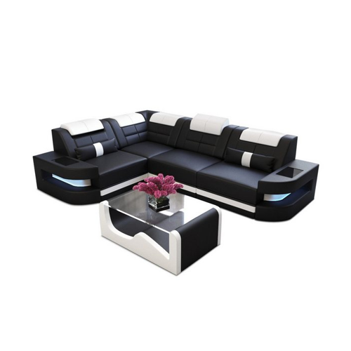 Bild von Sofa Dreams Ecksofa Ledercouch Sofa Leder Como L Form