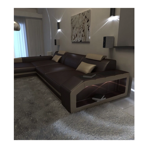 Bild von Sofa Dreams Ecksofa Ledercouch Sofa Leder Prato L Form Ledersofa