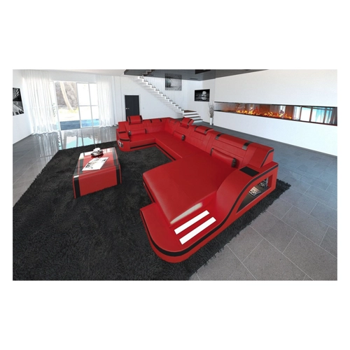 Bild von Sofa Dreams Wohnlandschaft Sofa Ledercouch Leder Palermo U Form