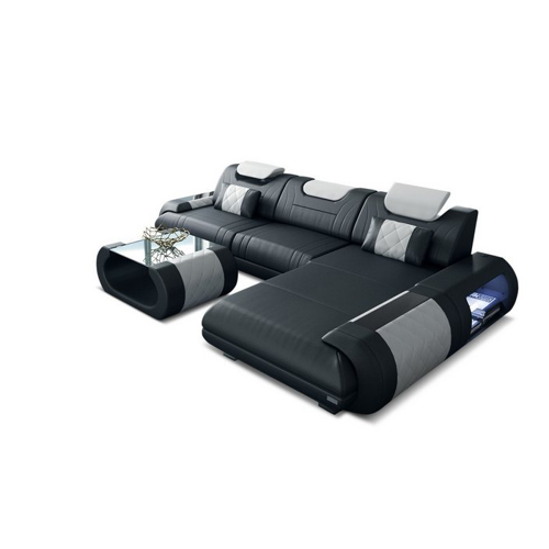 Bild von Sofa Dreams Ecksofa Rimini - Modulares Ledersofa der Extraklasse