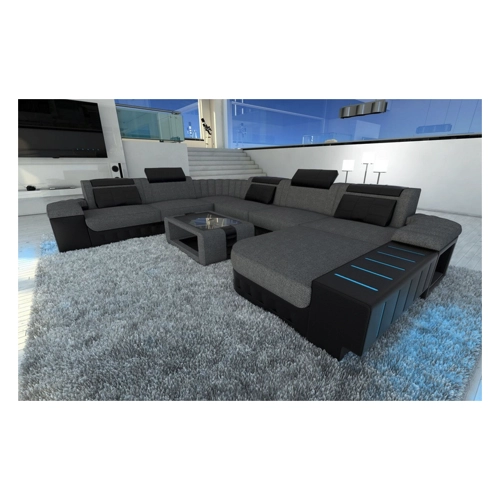 Bild von Sofa Dreams Wohnlandschaft Sofa Couch Stoff Bellagio XXL U Form Polster Stoffsofa