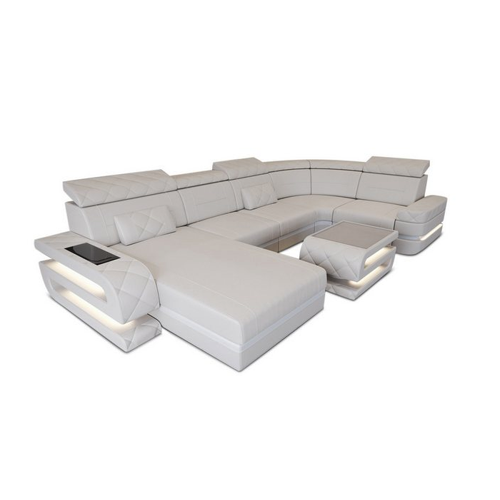 Bild von Sofa Dreams Wohnlandschaft Sofa Leder Bologna U Form