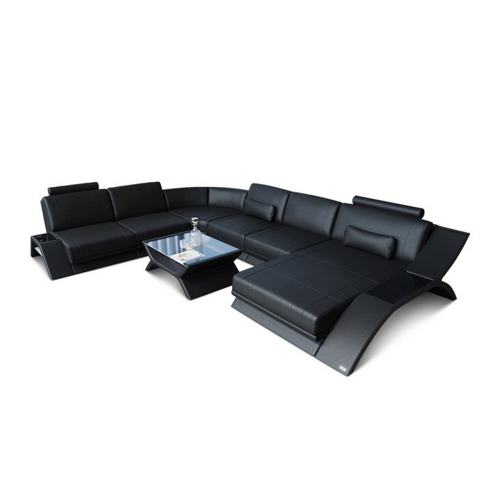 Bild von Sofa Dreams Wohnlandschaft Sofa Leder Calabria XXL U Form