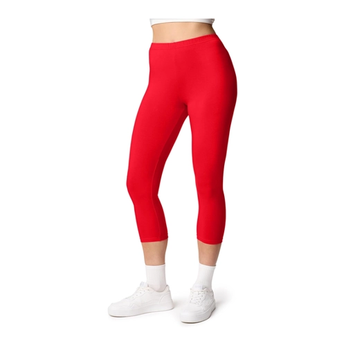 Bild von Ladeheid Leggings Damen 3/4 Baumwolle - Komfortable Capri Leggings für den Sommer