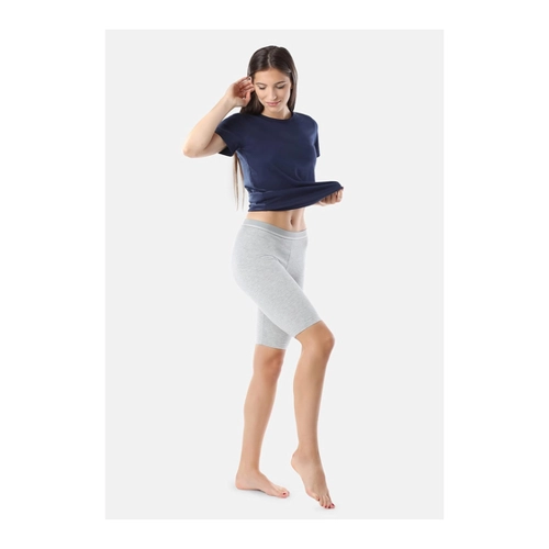 Bild von Bellivalini Damen Kurze Leggings mit Ziergummi BLV50-182 (Weiß, XL) im Test