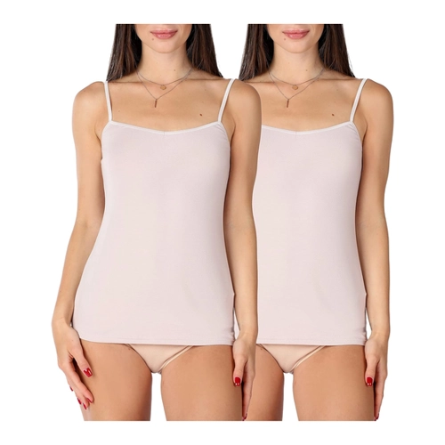 Bild von Bellivalini Damen Unterhemd aus Viskose BLV50-218 (Weiß, 3XL)