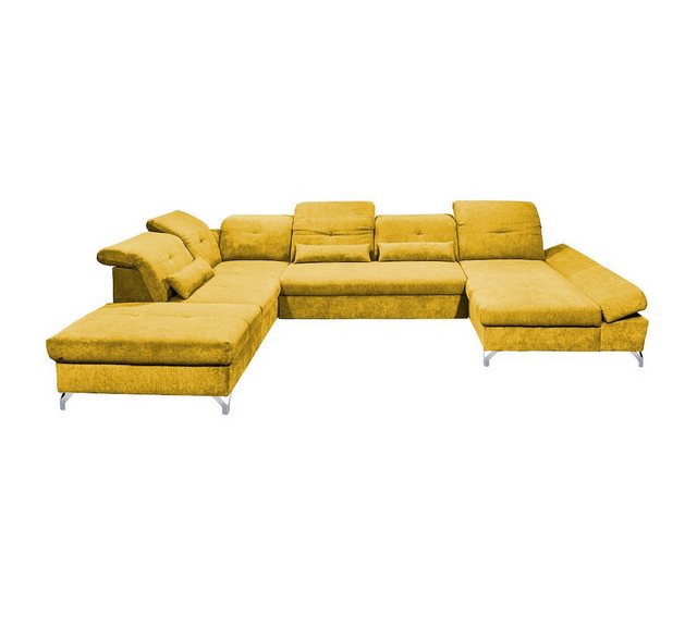 Bild von Wohnlandschaft Melfi von Ed Exciting Design – Modernes U-Form Sofa mit Schlaffunktion und Bettkasten