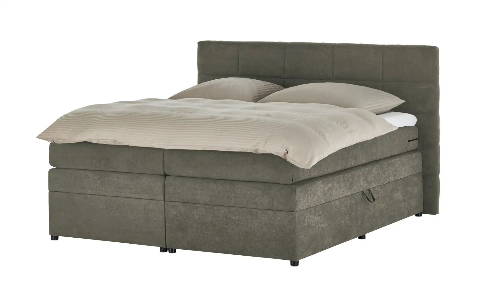 Bild von Boxspringbett mit Bettkasten ¦ braun ¦ Maße (cm): B: 204 H: 124 Betten > Boxspringbetten - Möbel Kraft