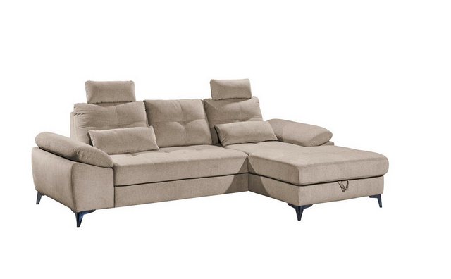 Bild von Luxuriöses Ecksofa Auckland mit Schlaffunktion und Bettkasten von Ed Exciting Design