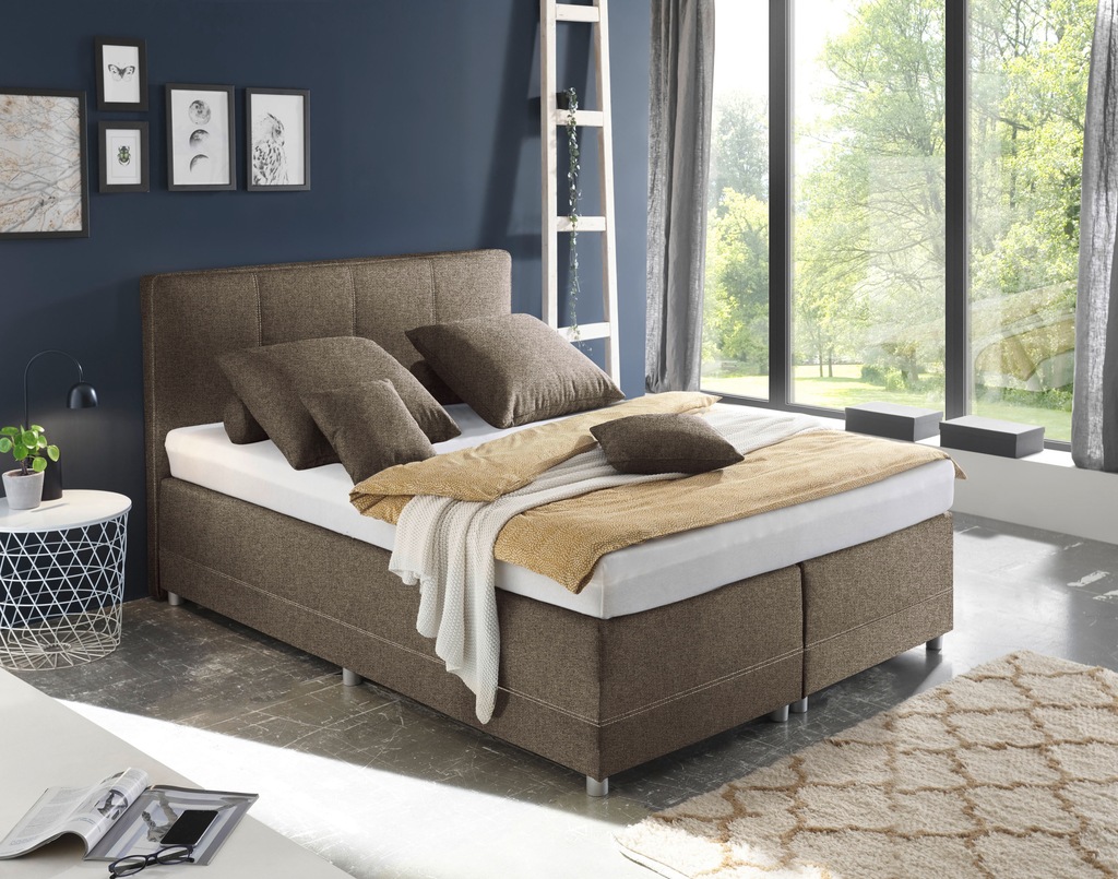 Bild von ED EXCITING DESIGN Boxspringbett "Luanda", wahlweise mit Matratze und Topper