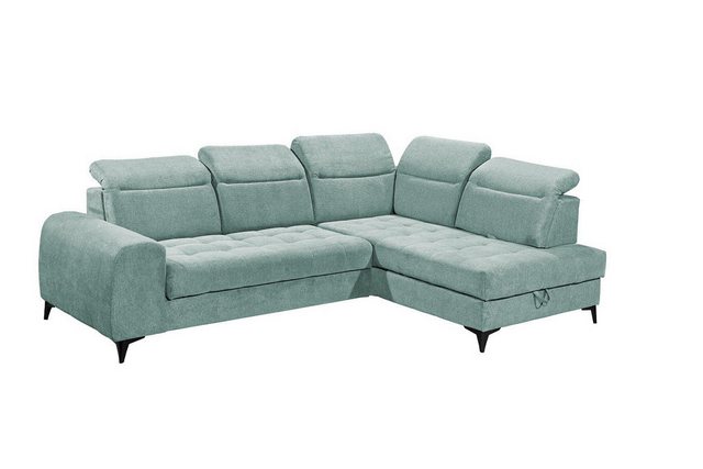 Bild von ED EXCITING DESIGN Ecksofa Rockdale, mit elektrische Sitztiefenverstellung & Bettkasten