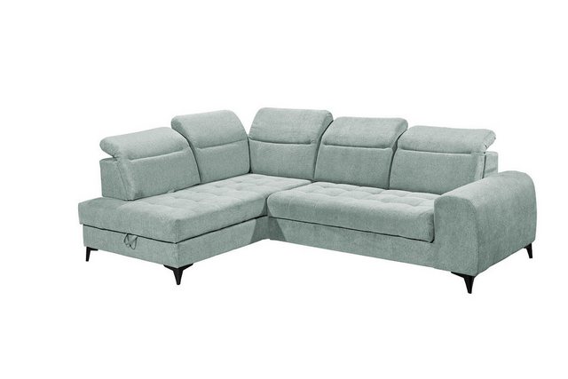 Bild von ED EXCITING DESIGN Ecksofa Rockdale, mit elektrische Sitztiefenverstellung & Bettkasten