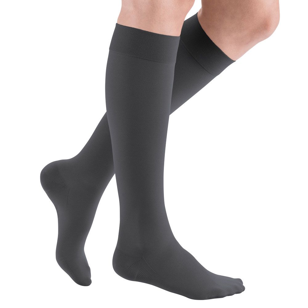 Bild von mediven plus CCL1 AD Kompressionsstrümpfe normal (39-44 cm) mit Noppenhaftband