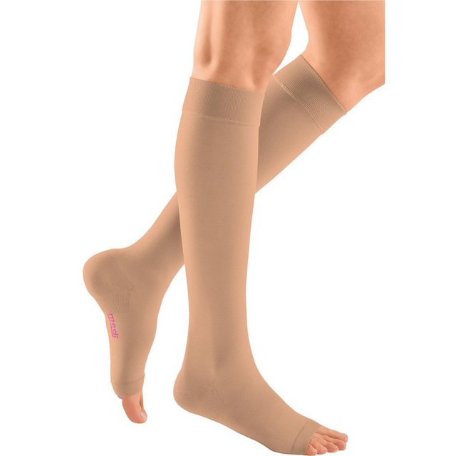Bild von mediven comfort CCL2 AD Kompressionsstrümpfe kurz (34-38 cm) o. Fußspitze Trikotabschlussrand