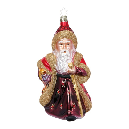 Bild von INGE-GLAS® Christbaumschmuck Festlicher Gabenbringer 17,5cm (1-tlg)
