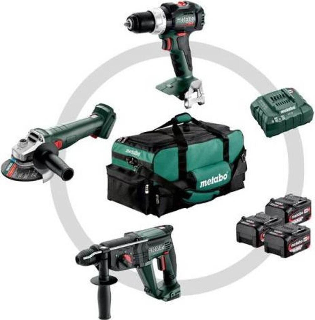 Bild von Akku Combo Set 3.1 18 V (685212000), SB 18 LT BL + W 18 L 9-125 Quick + KH 18 LTX 24, Werkzeugtasche