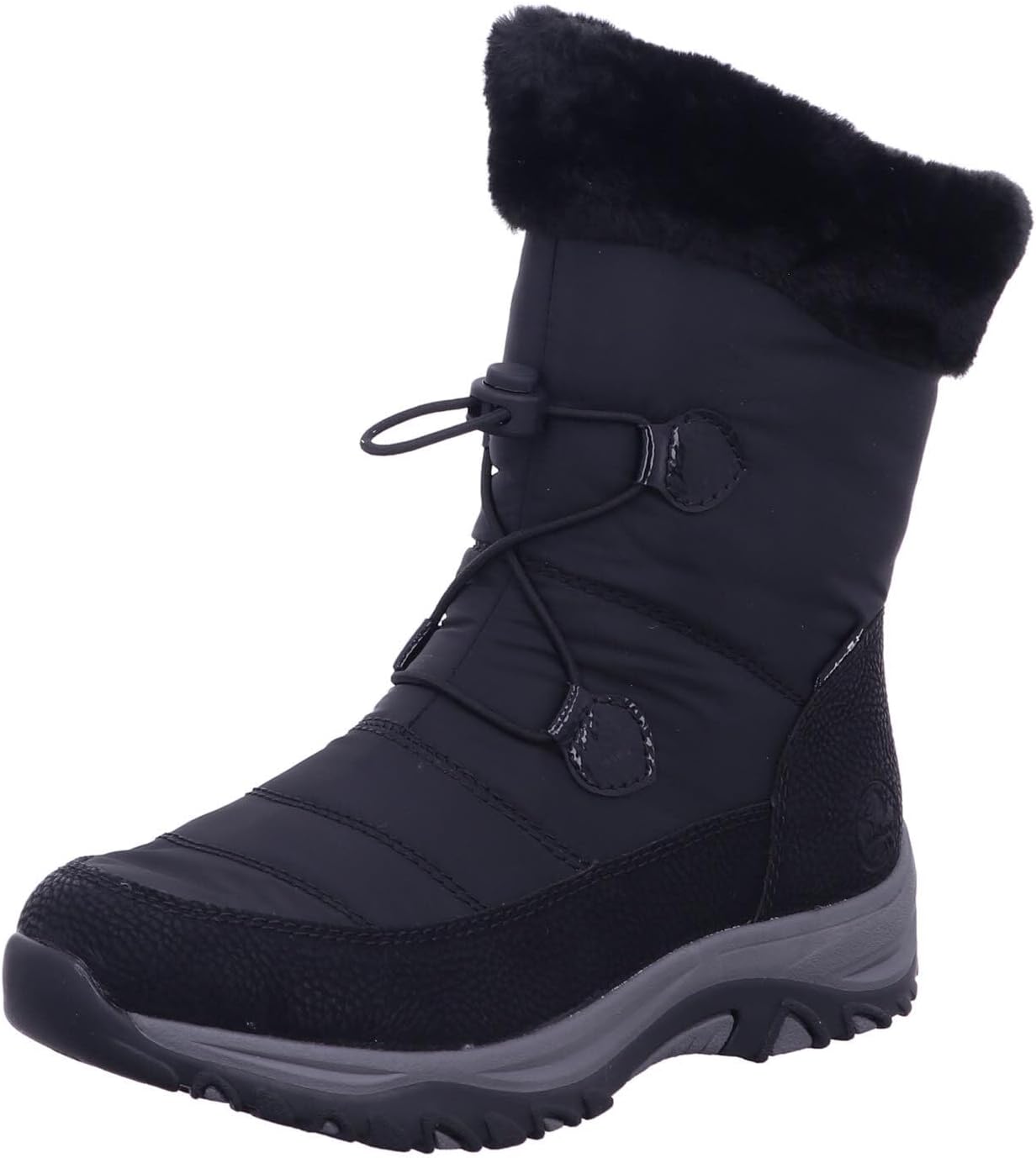 Bild von Rieker Winterboots, mit Fellimitat-Besatz am Schaftrand