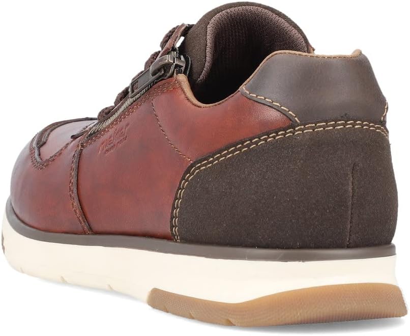 Bild von Rieker Herren Low-Top Sneaker B2010, Männer Halbschuhe,Freizeitschuhe,Turnschuhe,Laufschuhe,Freizeit,sportlich,Sportschuhe,braun (24),41 EU / 7.5 UK