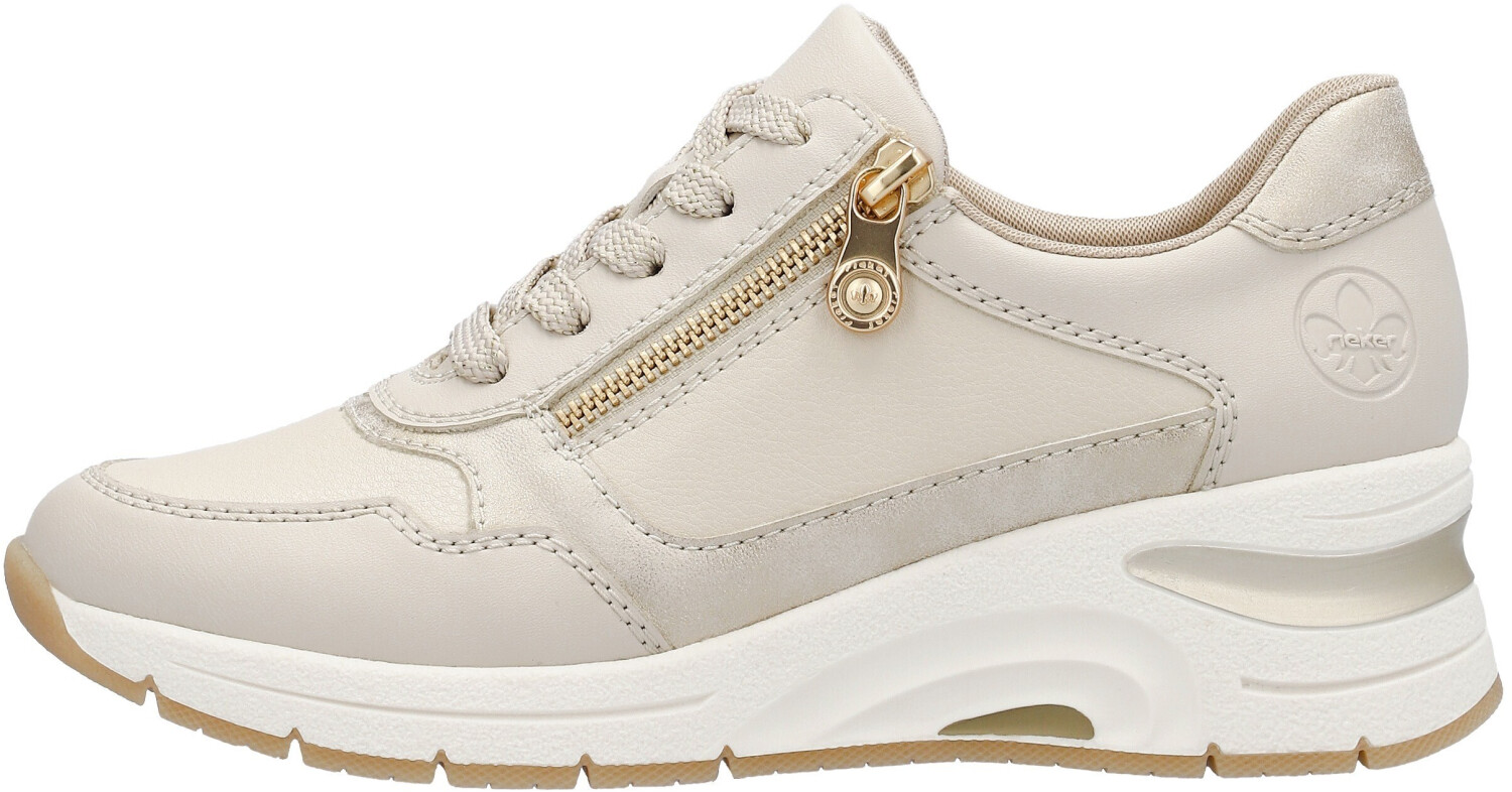 Bild von Rieker Sneaker mit seitlichem Reißverschluss, Freizeitschuh, Halbschuh, Schnürschuh
