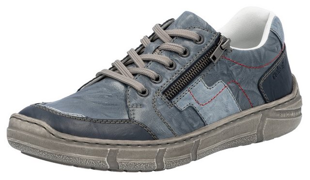 Bild von Rieker Sneaker, Schnürschuh, Halbschuh, Freizeitschuh mit Reißverschluss