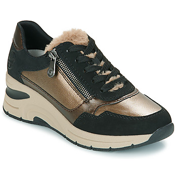 Bild von Rieker Keilsneaker, Freizeitschuh, Halbschuh, Schnürschuh mit Schaftrandpolsterung