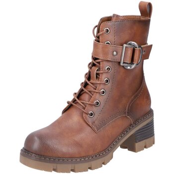Bild von Rieker Schnürstiefelette, Schnürboots, Bikerboots, Blockabsatz, mit verstellbarer Schnalle