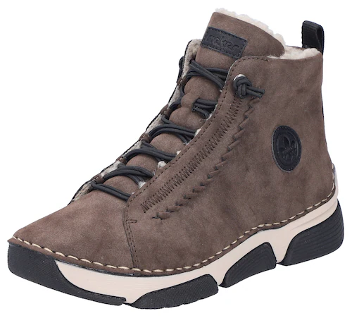 Bild von Rieker Winterboots, Winterstiefelette, Outdoorboots, Warmfutter, mit Innenreißverschluss
