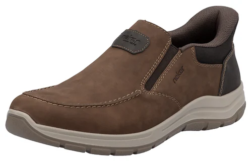 Bild von Rieker Slip-On Sneaker, Slipper, Freizeitschuh, Halbschuh mit Gummizug und Soft Einlegesohle
