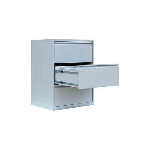 Bild von LÜLLMANN Hängeregistraturschrank lichtgrau – funktional und platzsparend