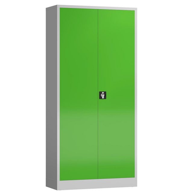 Bild von Steelboxx Mehrzweckschrank Aktenschrank Metallschrank abschließbar 4 Fachböden 194,5x92x42cm (1-St) Komplett montiert und verschweißt, keine Montage erforderlich
