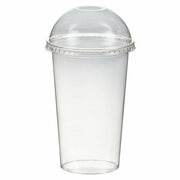 Bild von Smoothiebecher + Domdeckel mit Öffnung 500 ml, O 95mm, PET, glasklar, 50 Stk.