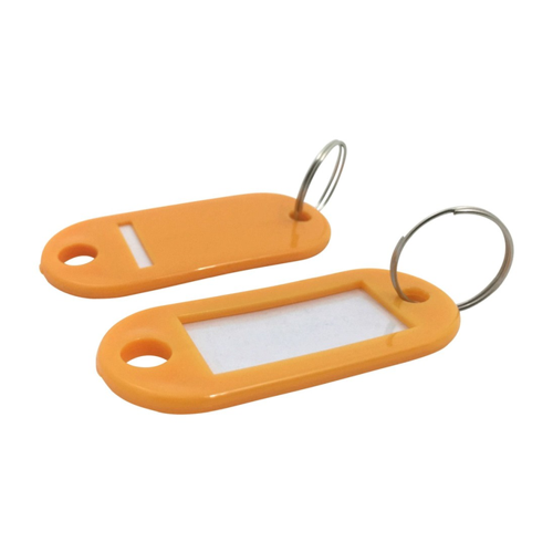 Bild von Schlüsselanhänger mit Schlüsselring und Einleger ORANGE