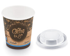 Bild von Coffee To Go Becher Espresso Ristretto mit Trinkdeckel 80 ml 110 ml,  50 Stk.