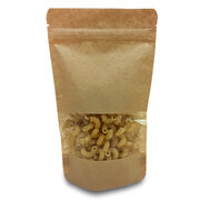Bild von Standbodenbeutel Kraftpapier braun mit Fenster, 210x310x110mm, 2000ml, 500 Stk.