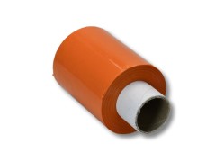 Bild von Bündelstretchfolie 100 mm 23my ORANGE, Kernlänge 140 mm, 150m