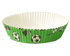 Bild von Tarte-Backform Quiche Obstkuchen, Fussball fettdicht backfest 75x20 mm 12 Stk.