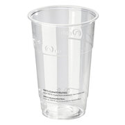 Bild von BIO Trinkbecher 250 ml mit Eichstrich O 76 mm Bio-Kunststoff PLA 50 Stk.