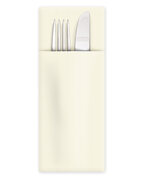 Bild von Servietten Bestecktaschen Premium 32 x 40 cm Airlaid champagner, 50 Stk.