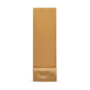 Bild von Blockbodenbeutel Gold  70 + 40mm x 205mm 4-lagig, 1000 Stk.