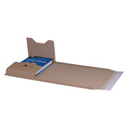 Bild von Universalverpackung 304x215mm bis 77mm Höhe Selbstklebeverschluss Aufreißfaden A4 braun