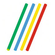Bild von Trinkhalme Strohhalme Kunststoff PP Mehrweg bunt gemischt 240 mm O 8mm, 250 Stk.