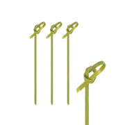 Bild von Fingerfood Spieße "Knoten" aus Bambus, 9cm, 250 Stk.
