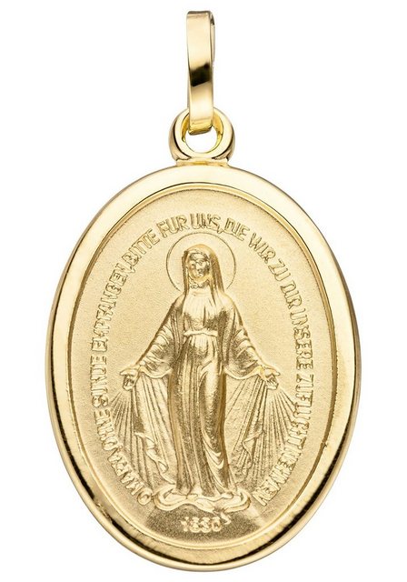 Bild von JOBO Kettenanhänger Anhänger Milagrosa oval, 333 Gold
