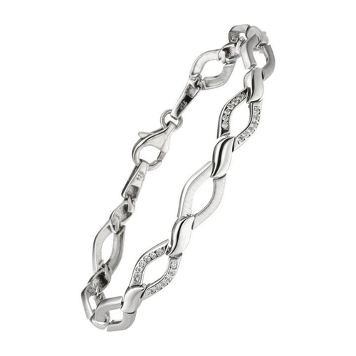 Bild von Elegantes JOBO Armband aus 925 Silber mit Zirkonia