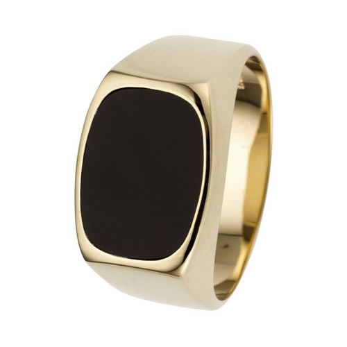 Bild von Eleganter JOBO Fingerring aus 585 Gold mit Onyx