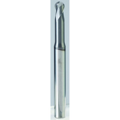 Bild von VHM Kugelfräser G-TAC beschichtet Helix 30° 0,4RX0,8mm 2LRB008040S04