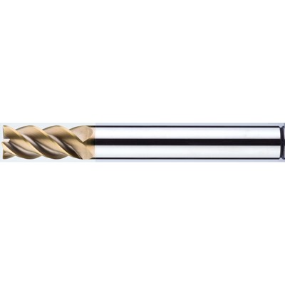 Bild von VHM Schaftfräser nicht symetrisch Helix 42° AICrN 3mm 4NSM030120S06