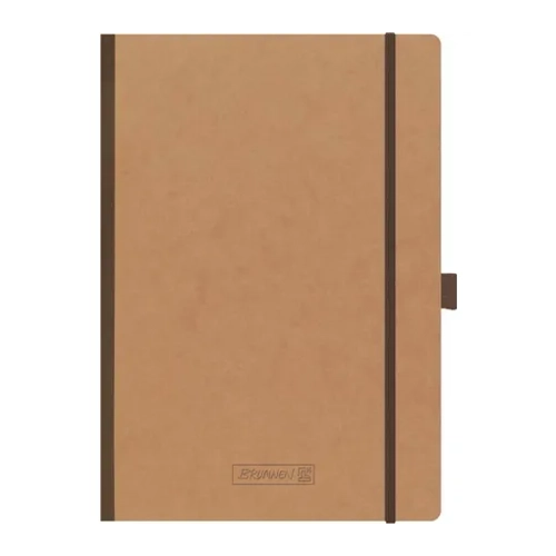 Bild von Premium Notizbuch Kladde FACT!plus von BRUNNEN - A4, 96 Blatt, liniert, braun