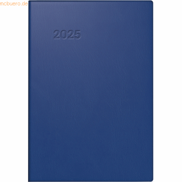 Bild von Brunnen, Agenda, Taschenkalender 723 7,6x11,2cm 1 Woche/2 Seiten Kunststoff dunkelblau 2025